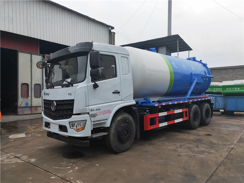 東風后雙橋18方吸污車