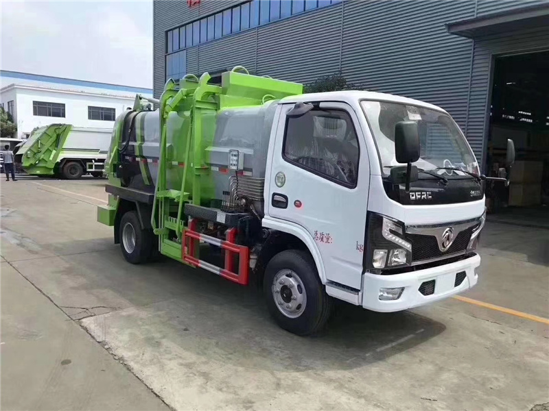 東風5方6方餐廚垃圾車(方罐)