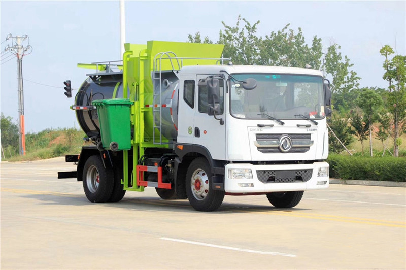 東風(fēng)10立方餐廚垃圾車(chē)圓罐
