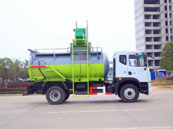 東風(fēng)10立方餐廚垃圾車(chē)圓罐